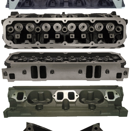 New Dodge 318 / 360 V8 Bare Cylinder Heads Casting 1992 - 2004 - (Pair)