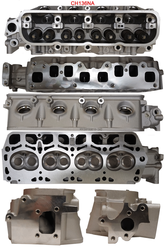 Toyota Forklift Engine Complete Cylinder Head 4Y / 3Y
