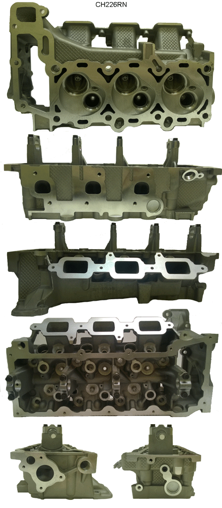 Dodge, Chrysler Jeep 3.7 Cylinder Head Right 02-04 Bare New