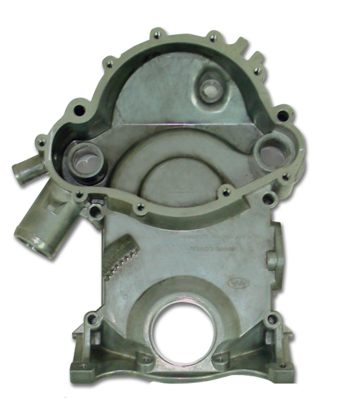 Pontiac 350 / 400 / 455 Timing Cover With Backing Plate And Sleeves 1969-1979