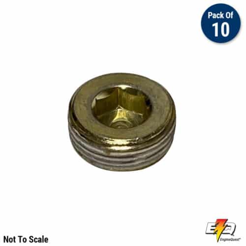 Metric Threaded Pipe Plugs 22 mm x 1.5 x 10 mm, 10 Pack