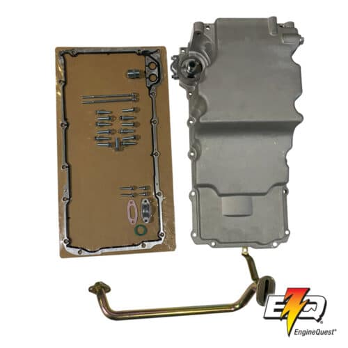 GM LS Swap Compatible Low Profile Rear Sump Oil Pan Kit - Natural NEW