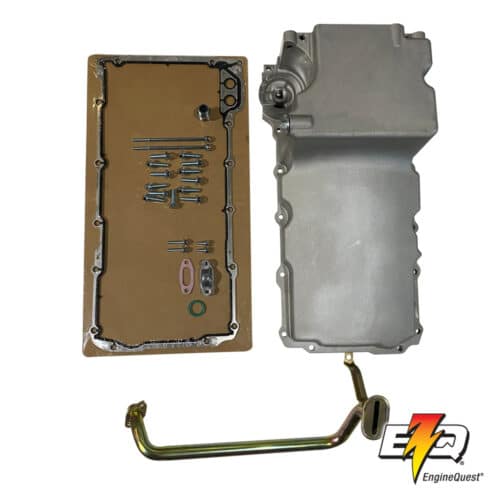 GM LS Swap Compatible Rear Sump Oil Pan Kit - Natural NEW 1955 - 1987 LS1, LS2, LS3
