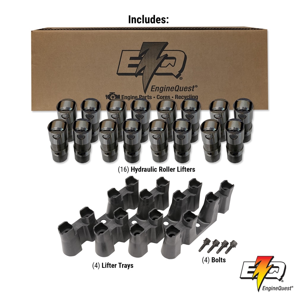 LS Lifter Trays Set - 4pc Replacement Guides For GM Chevy LS Engines 4.8 5.3 5.7 6.0 6.2L